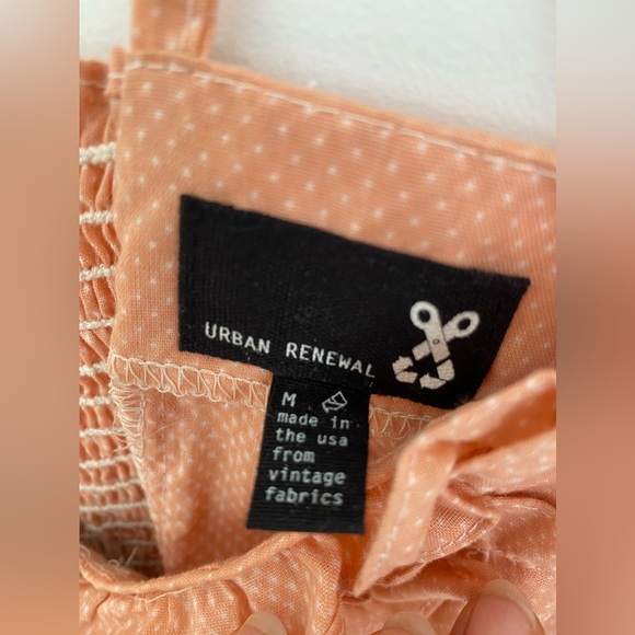 Urban Renewal zip-up coral camisole. Sz Medium - Picture 2 of 3